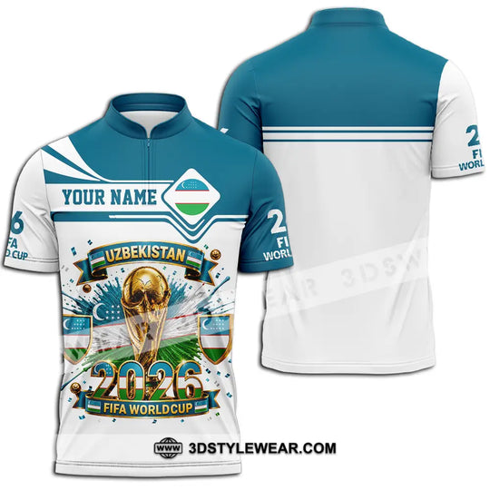 Unisex Shirt - Custom Uzbekistan World Cup 2026 Shirt style option 2