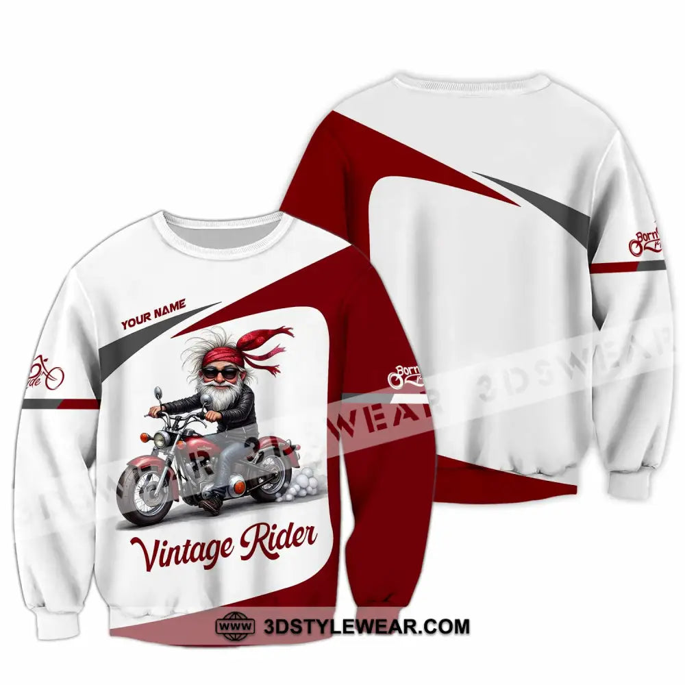 Unisex Shirt - Custom Vintage Rider Shirt - Long Sleeve / S - T-shirt