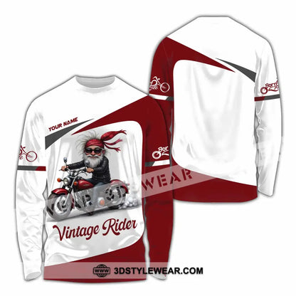 Unisex Shirt - Custom Vintage Rider Shirt - Long Sleeve Shirt / S - T-shirt