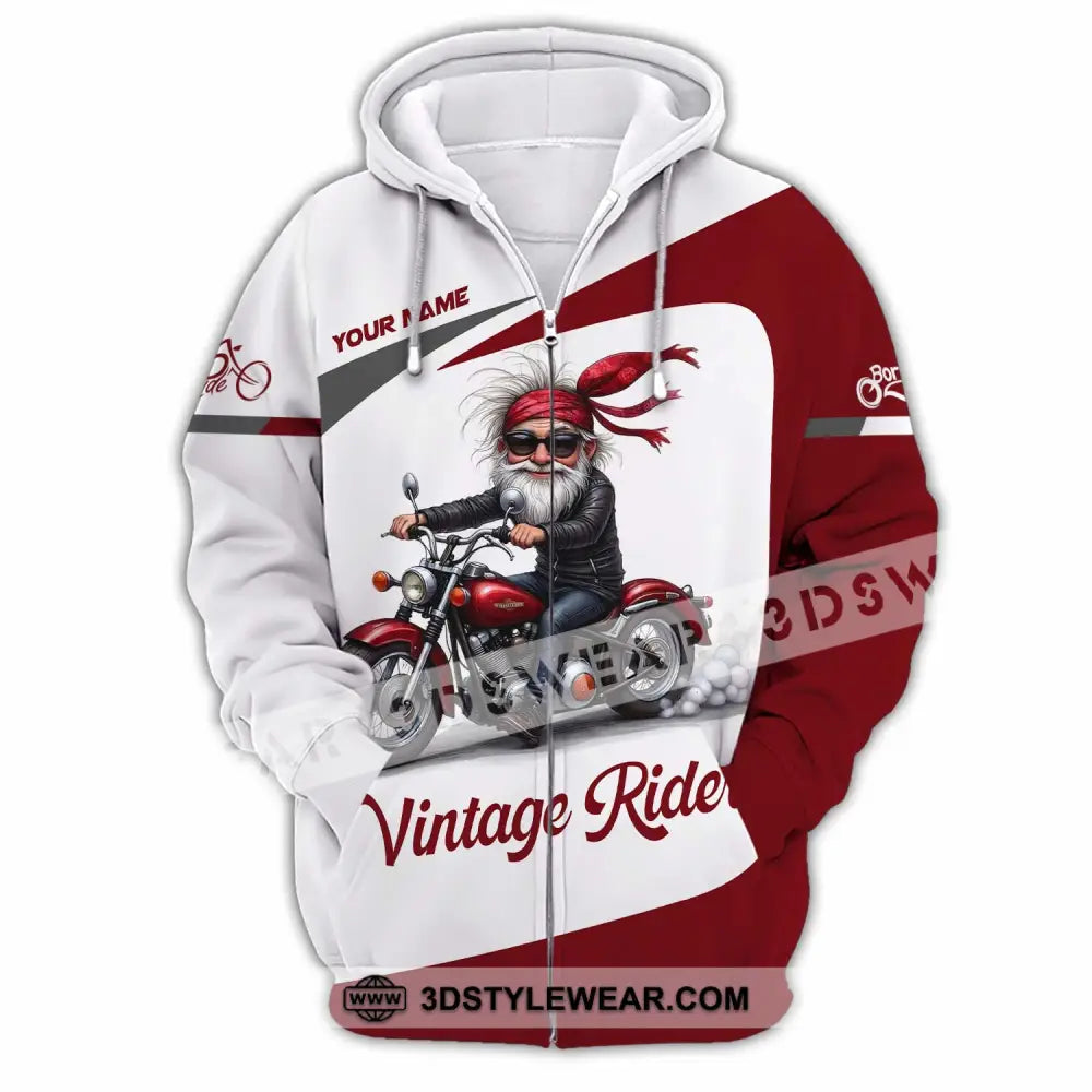 Unisex Shirt - Custom Vintage Rider Shirt - Zipper Hoodie / S - T-shirt