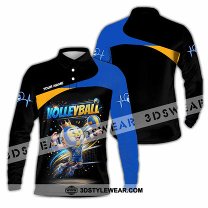 Unisex Shirt - Custom Volleyball Shirt - Long Sleeve Polo / S - T-shirt