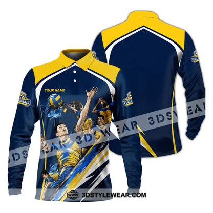 Unisex Shirt - Custom Volleyball Shirt - Long Sleeve Polo / S - T-shirt