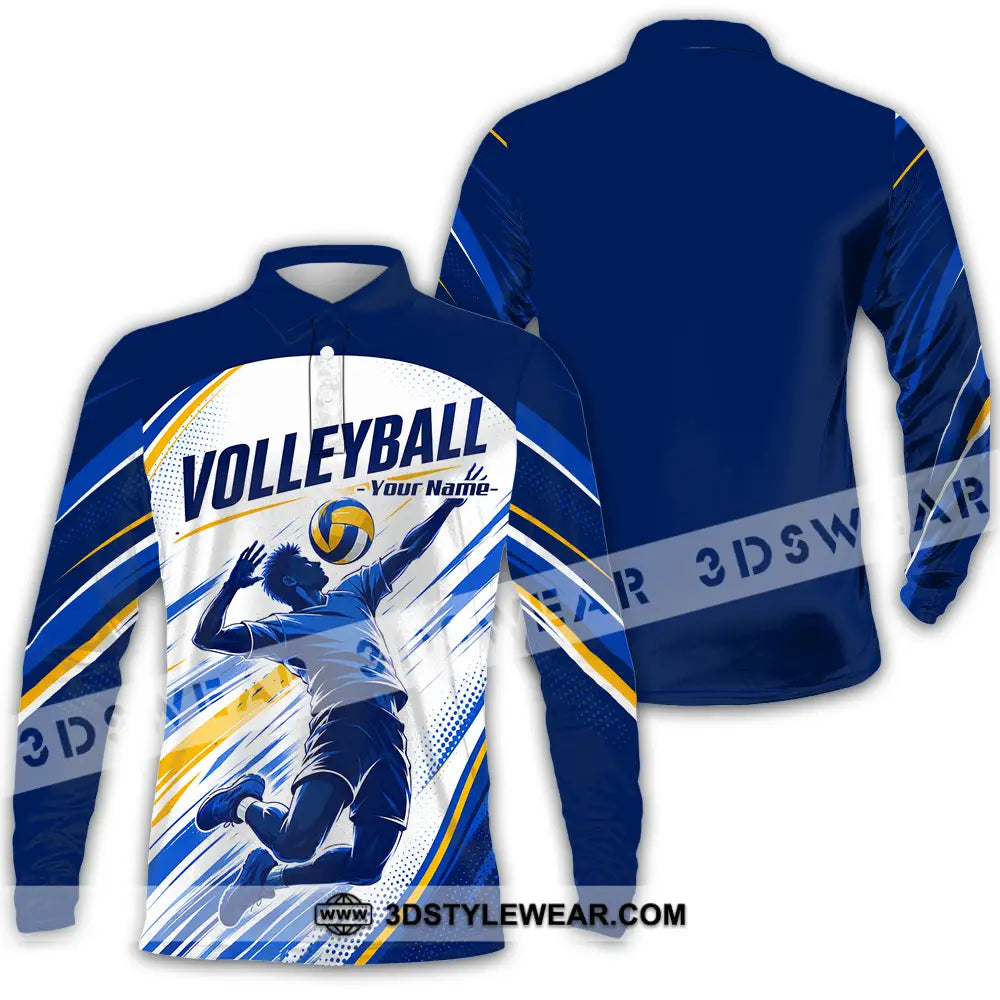 Unisex Shirt - Custom Volleyball Shirt - Long Sleeve Polo / S - T-shirt