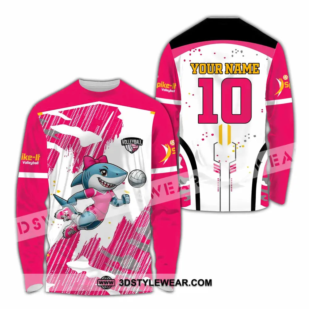 Unisex Shirt - Custom Volleyball Shirt - Long Sleeve Shirt / S - T-shirt