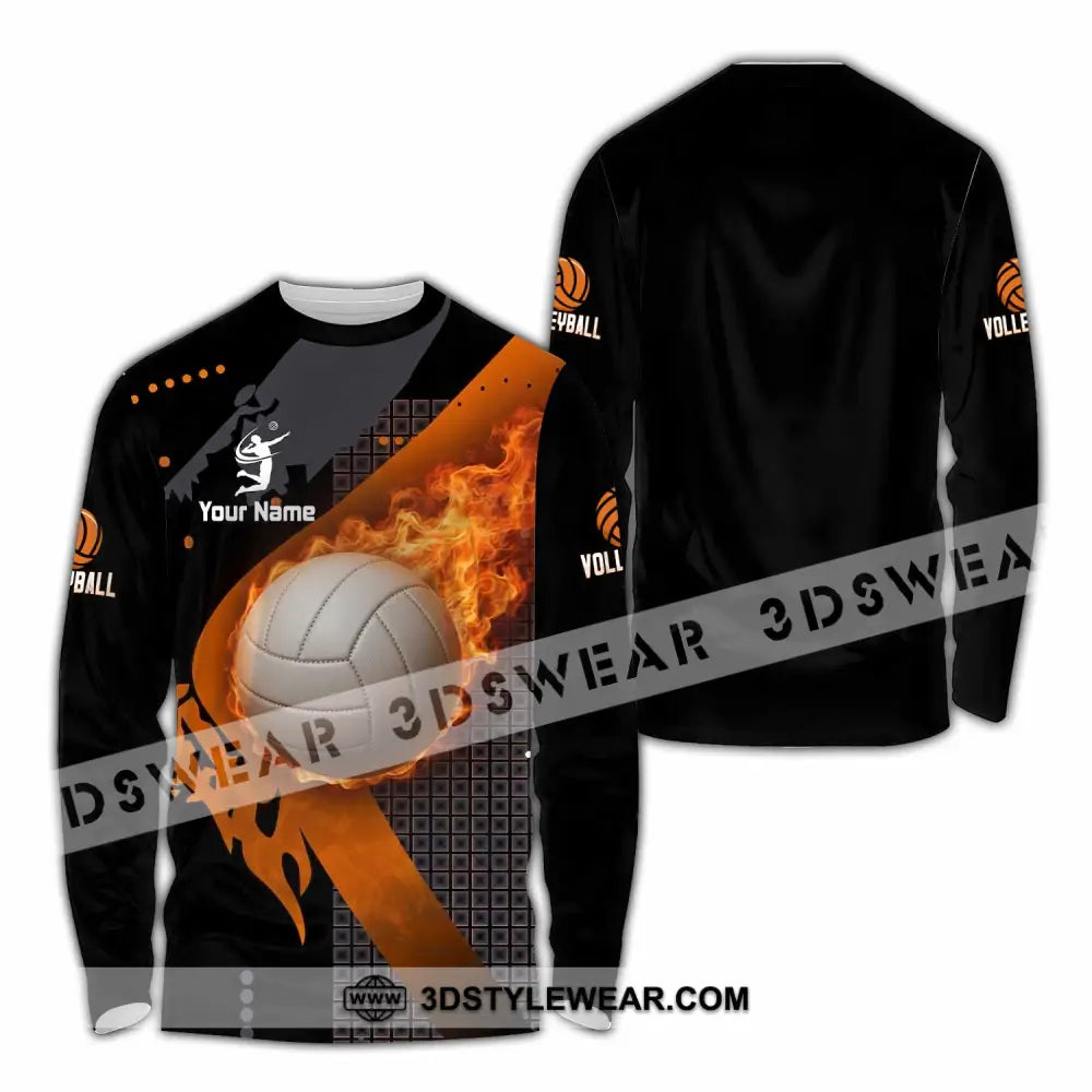 Unisex Shirt - Custom Volleyball Shirt - Long Sleeve Shirt / S - T-shirt