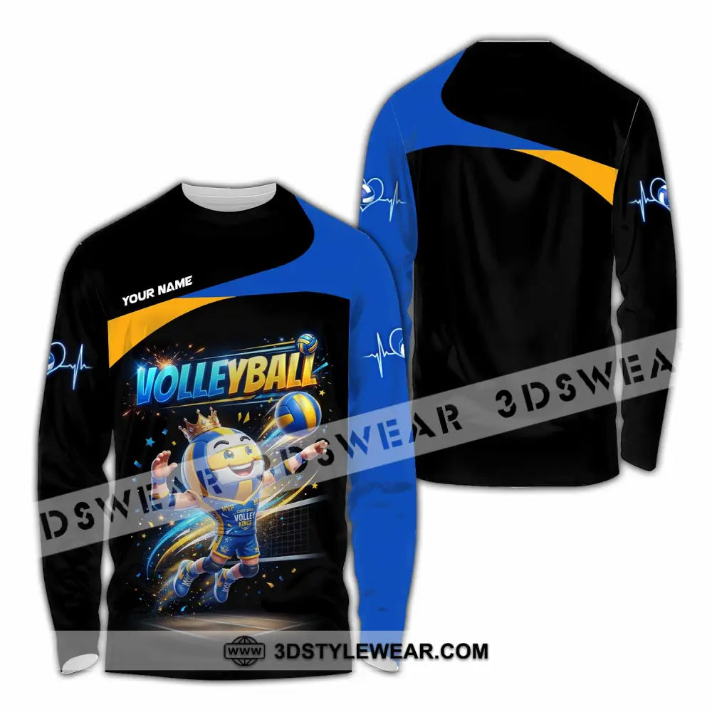 Unisex Shirt - Custom Volleyball Shirt - Long Sleeve Shirt / S - T-shirt