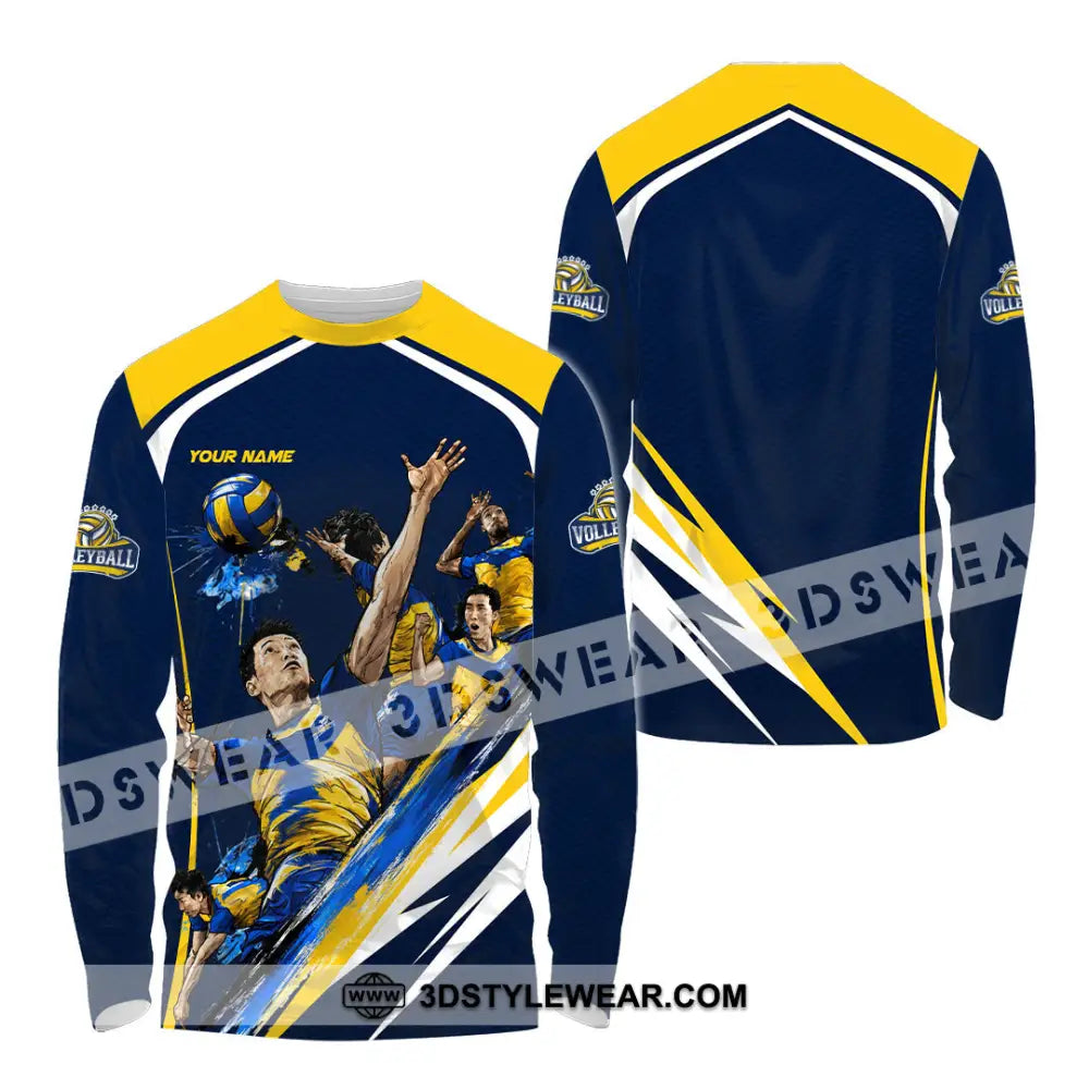 Unisex Shirt - Custom Volleyball Shirt - Long Sleeve Shirt / S - T-shirt