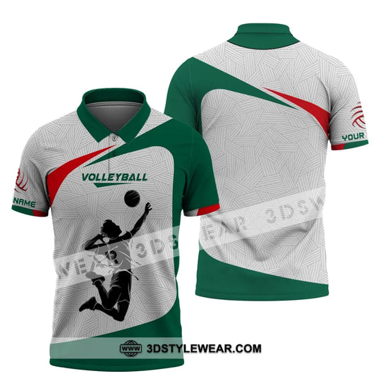 Unisex Shirt, Custom Volleyball Shirt, Volleyball Polo, T-Shirt for Volleyball Team, Gift for Volleyball Players style option 4