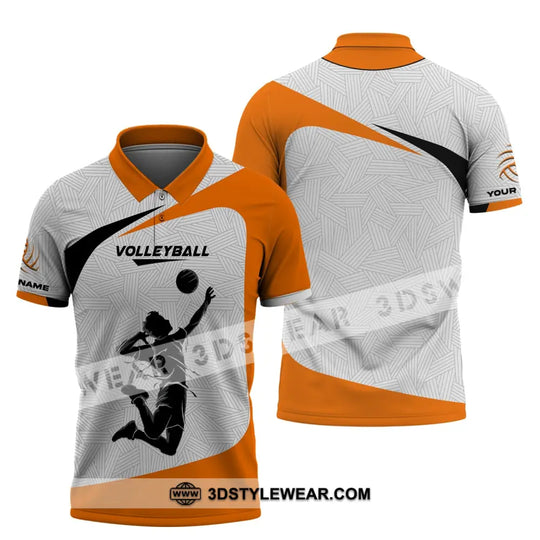 Unisex Shirt, Custom Volleyball Shirt, Volleyball Polo, Volleyball Team T-Shirt, Gift for Volleyball Players style option 4