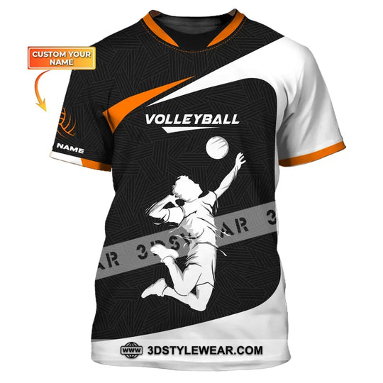 Unisex Shirt, Custom Volleyball Shirt, Volleyball Sweater, T-Shirt for Volleyball Team, Gift for Volleyball Players style option 1