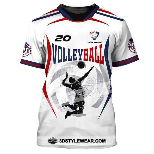 Unisex Shirt, Custom Volleyball Shirt, T-Shirt for Volleyball Club, Gift for Volleyball Players style option 2