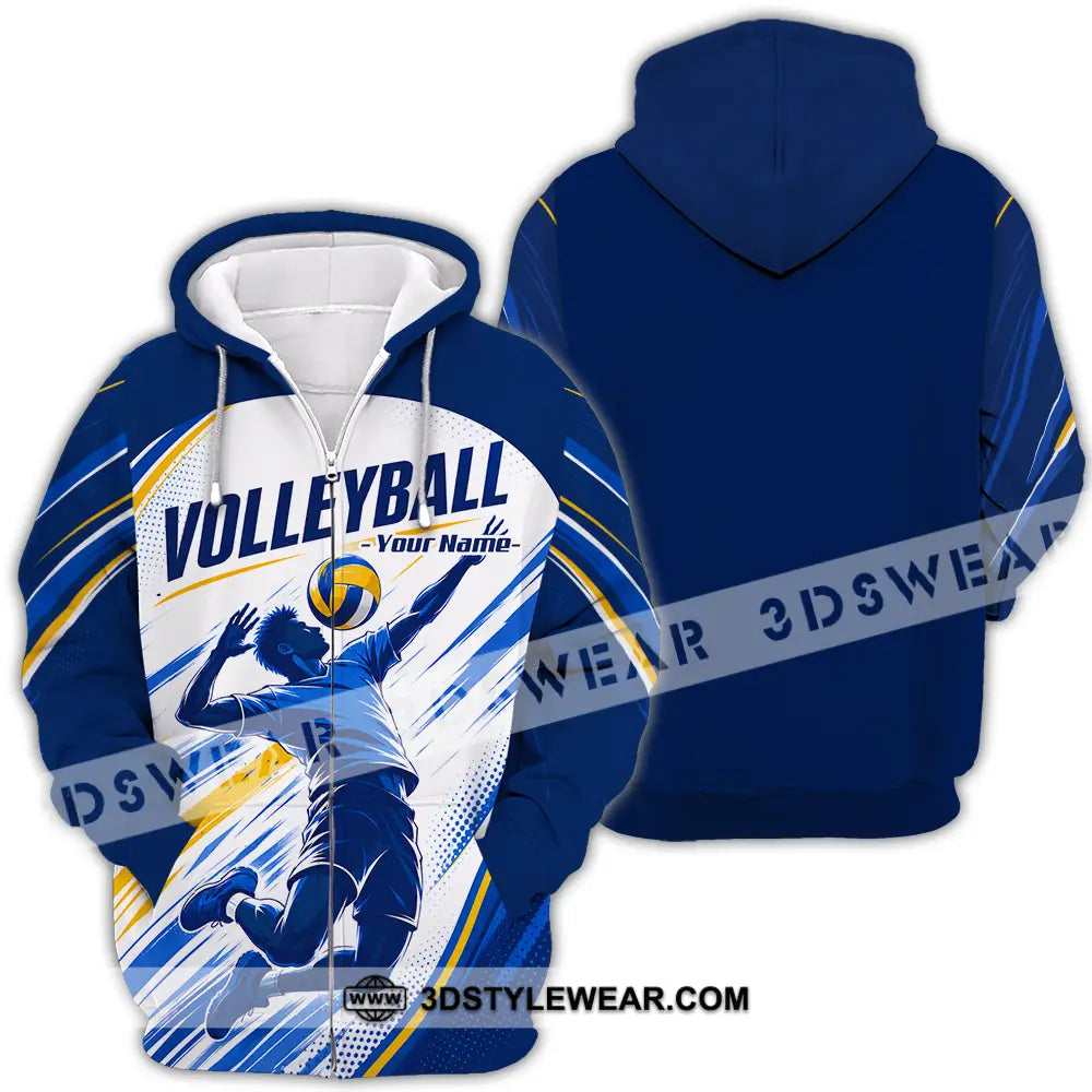 Unisex Shirt - Custom Volleyball Shirt - Zipper Hoodie / S - T-shirt