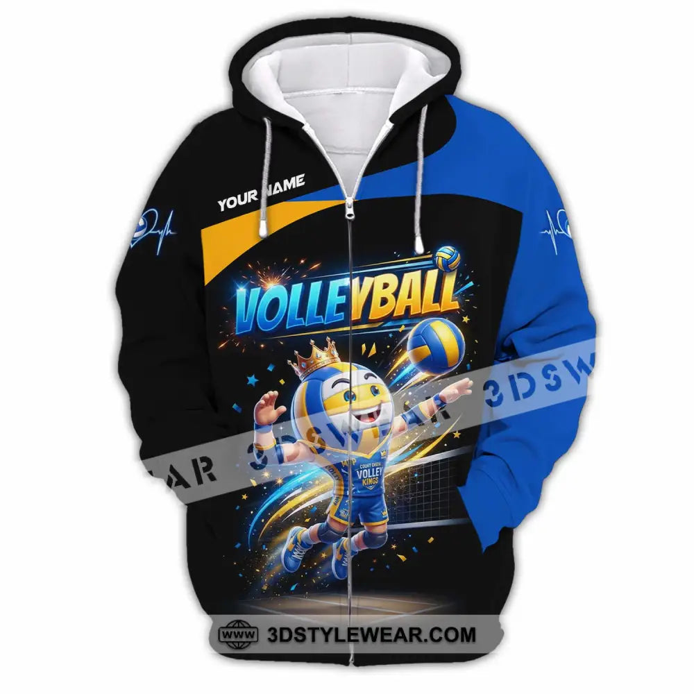 Unisex Shirt - Custom Volleyball Shirt - Zipper Hoodie / S - T-shirt