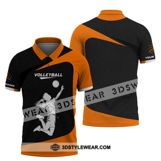 Unisex Shirt, Custom Volleyball Shirt, Volleyball Zipper Hoodie, T-Shirt for Volleyball Team, Gift for Volleyball Players style option 4