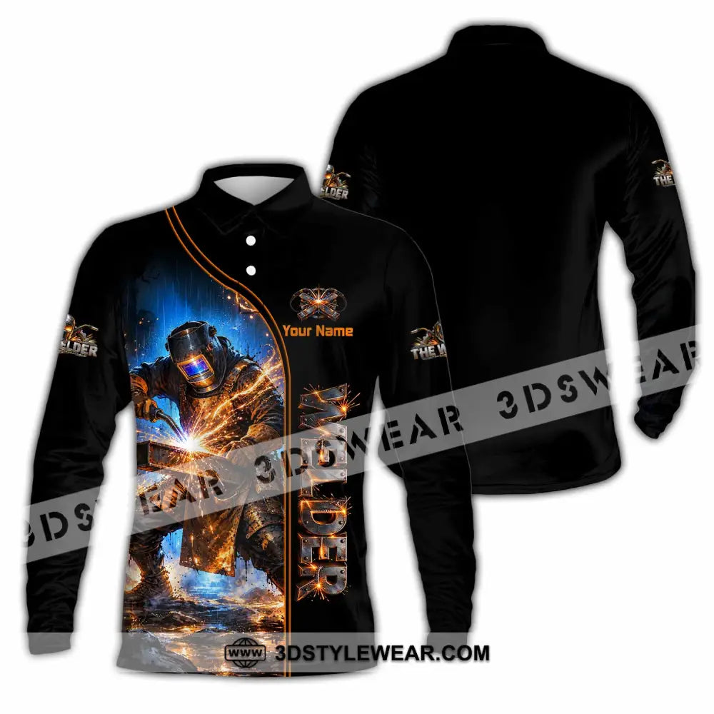 Unisex Shirt - Custom Welder Shirt - Long Sleeve Polo / S - T-shirt
