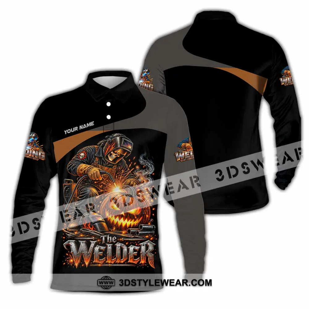 Unisex Shirt - Custom Welder Shirt - Long Sleeve Polo / S - T-shirt