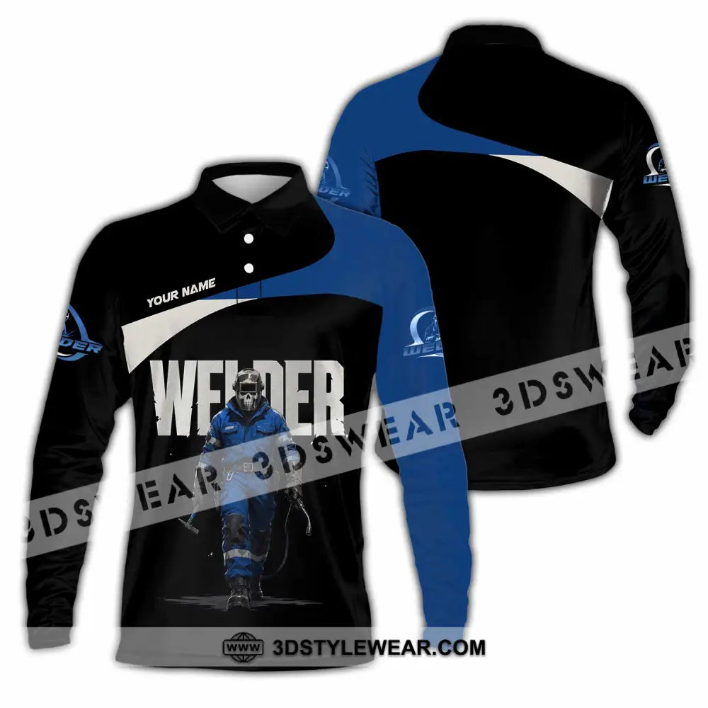 Unisex Shirt - Custom Welder Shirt - Long Sleeve Polo / S - T-shirt