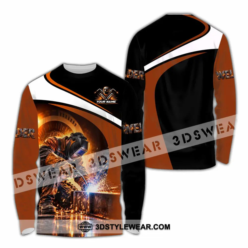 Unisex Shirt - Custom Welder Shirt - Long Sleeve Shirt / S - T-shirt
