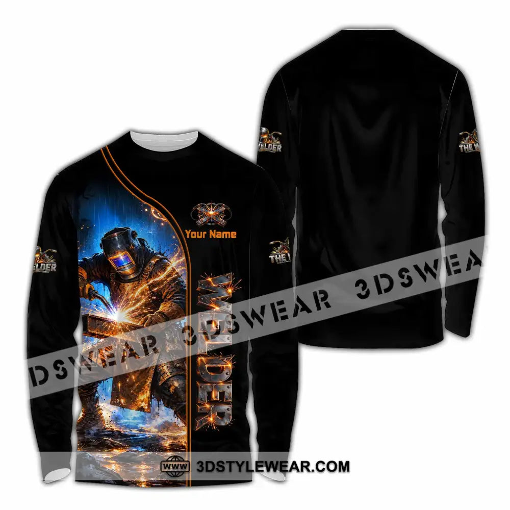 Unisex Shirt - Custom Welder Shirt - Long Sleeve Shirt / S - T-shirt