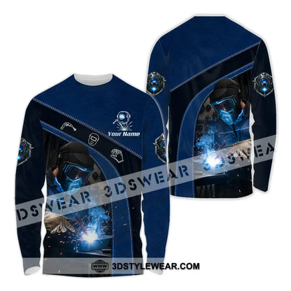 Unisex Shirt - Custom Welder Shirt - Long Sleeve Shirt / S - T-shirt