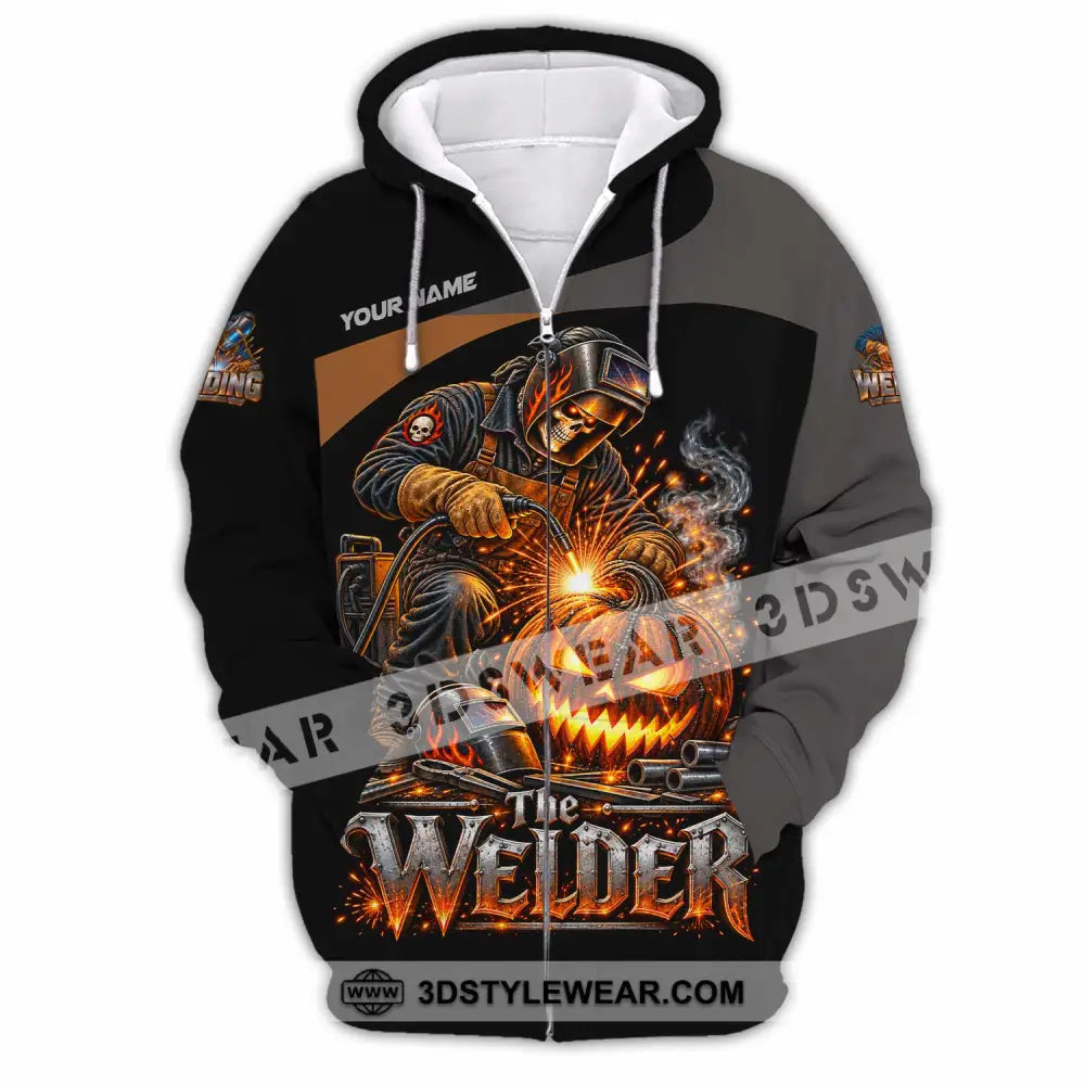 Unisex Shirt - Custom Welder Shirt - Zipper Hoodie / S - T-shirt