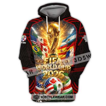 Unisex Shirt - Custom World Cup 2026 3D Shirt Hoodie / S T-shirt