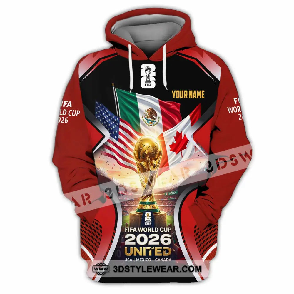 Unisex Shirt - Custom World Cup 2026 3D Shirt Hoodie / S T-shirt