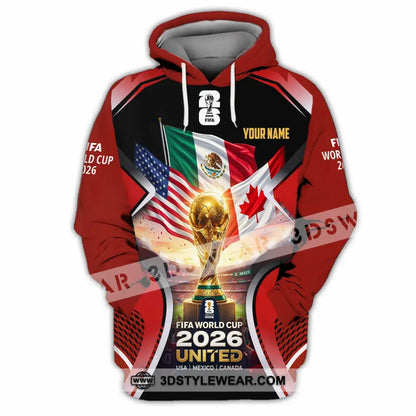 Unisex Shirt - Custom World Cup 2026 3D Shirt Hoodie / S T-shirt