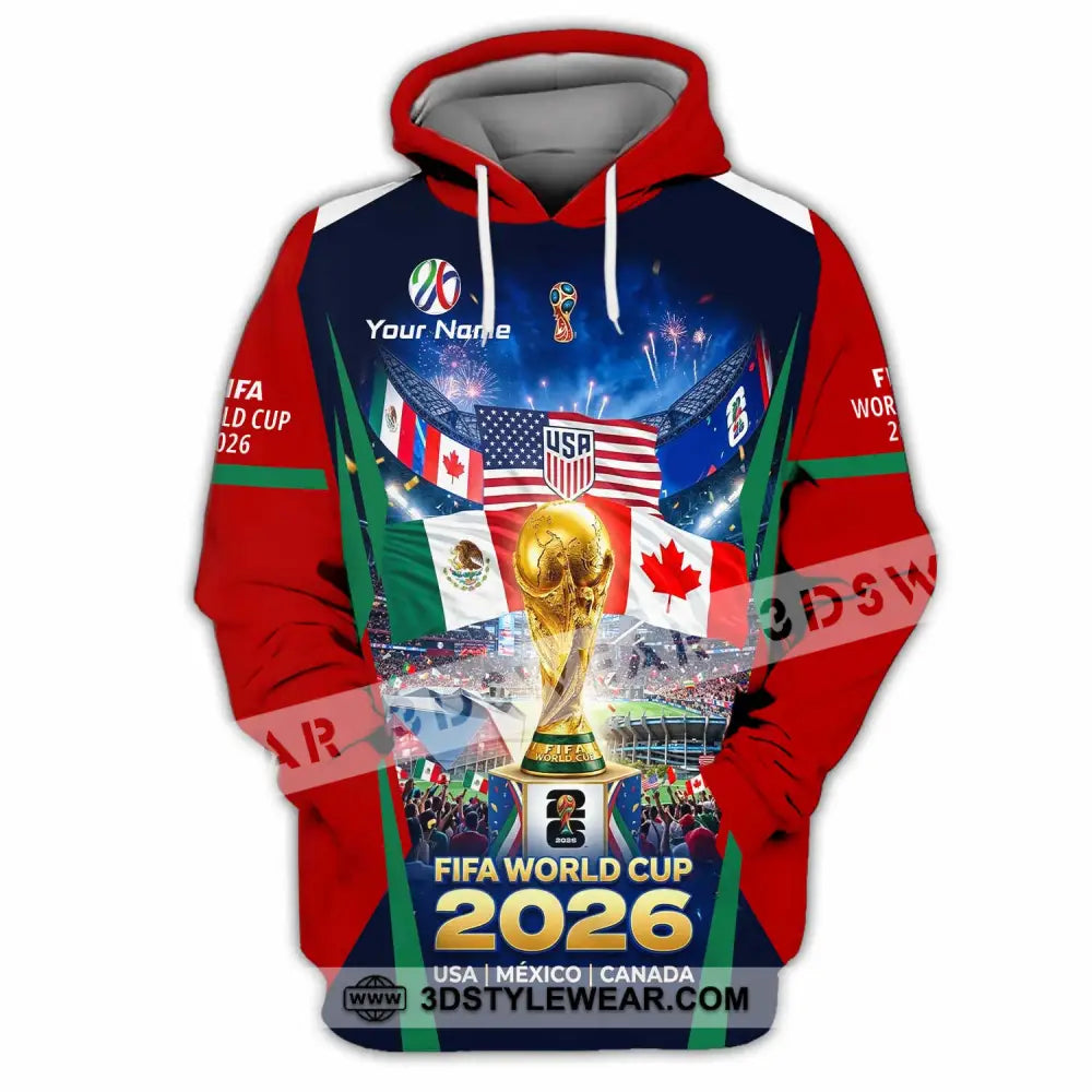 Unisex Shirt - Custom World Cup 2026 3D Shirt Hoodie / S T-shirt