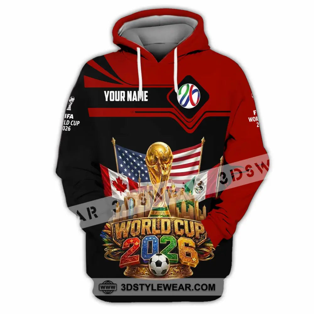 Unisex Shirt - Custom World Cup 2026 3D Shirt - Hoodie / S - T-shirt