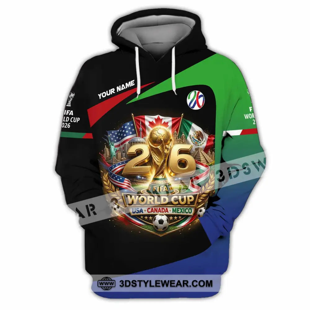 Unisex Shirt - Custom World Cup 2026 3D Shirt Hoodie / S T-shirt