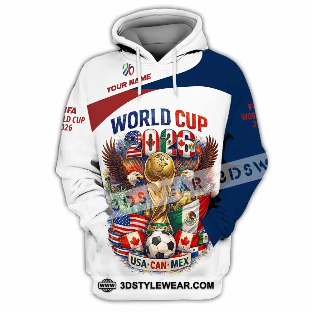 Unisex Shirt - Custom World Cup 2026 3D Shirt - Hoodie / S - T-shirt