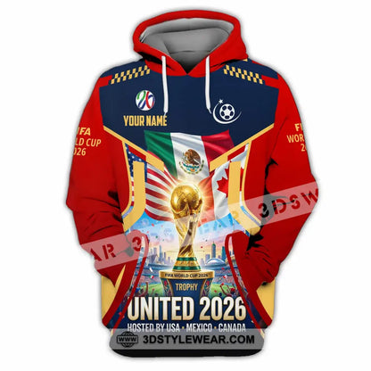 Unisex Shirt - Custom World Cup 2026 3D Shirt - Hoodie / S - T-shirt