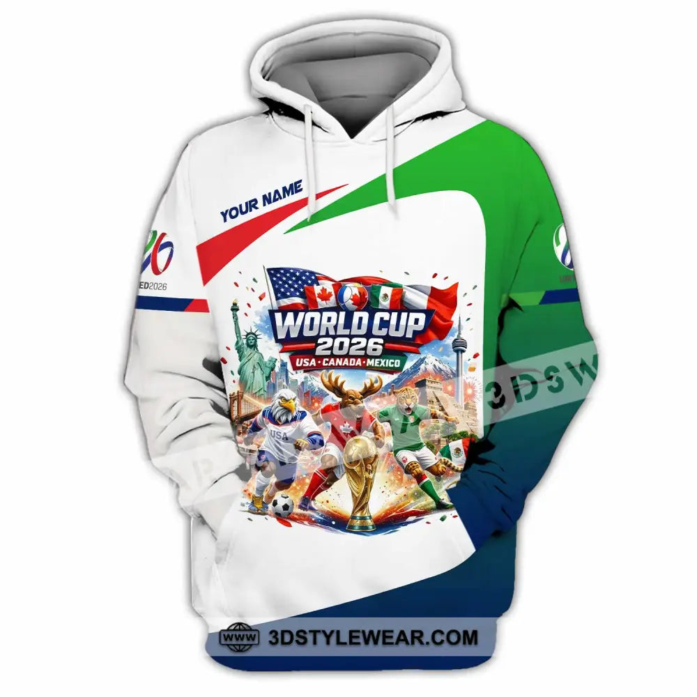 Unisex Shirt - Custom World Cup 2026 3D Shirt Hoodie / S T-shirt
