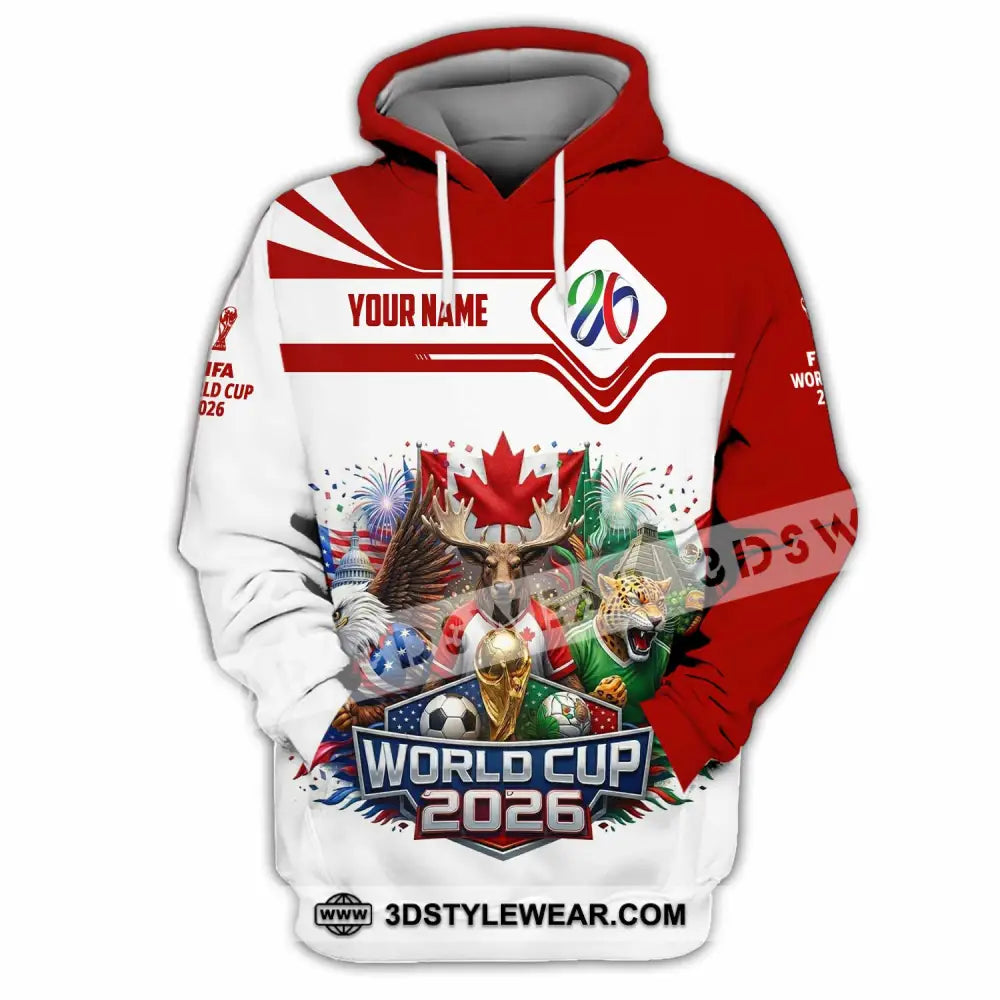 Unisex Shirt - Custom World Cup 2026 3D Shirt - Hoodie / S - T-shirt
