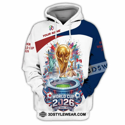 Unisex Shirt - Custom World Cup 2026 3D Shirt - Hoodie / S - T-shirt