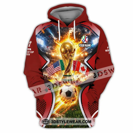 Unisex Shirt - Custom World Cup 2026 3D Shirt style option 2