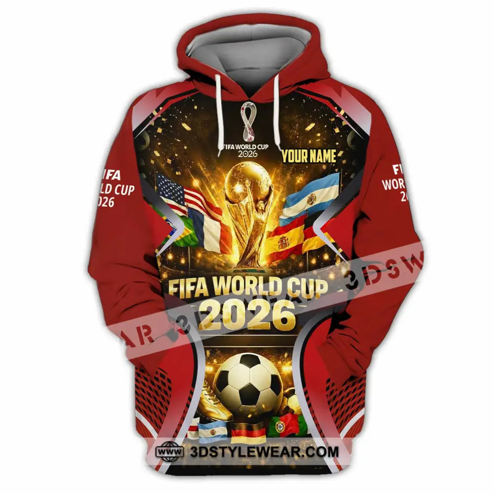 Unisex Shirt - Custom World Cup 2026 3D Shirt Hoodie / S T-shirt
