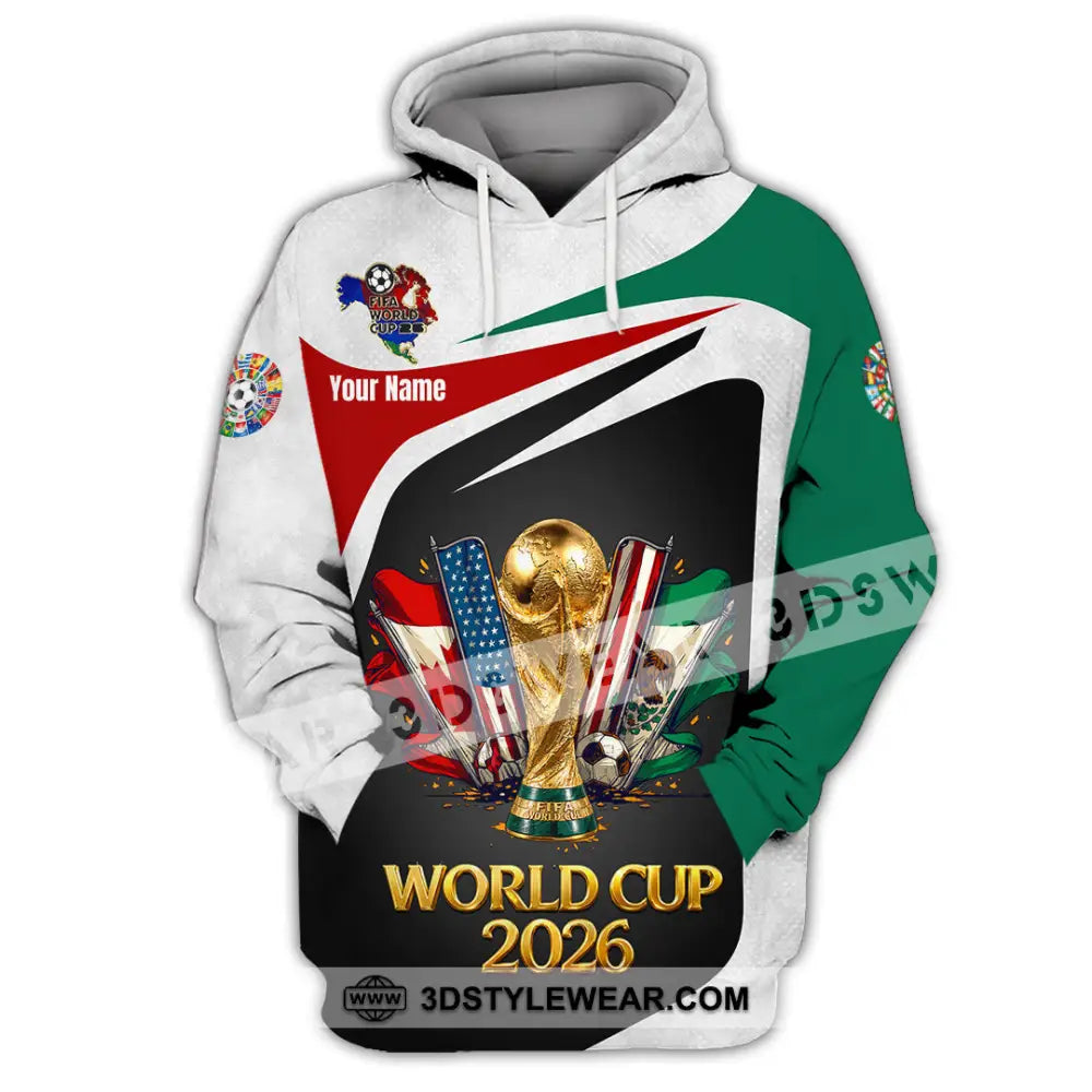 Unisex Shirt - Custom World Cup 2026 3D Shirt - Hoodie / S - T-shirt