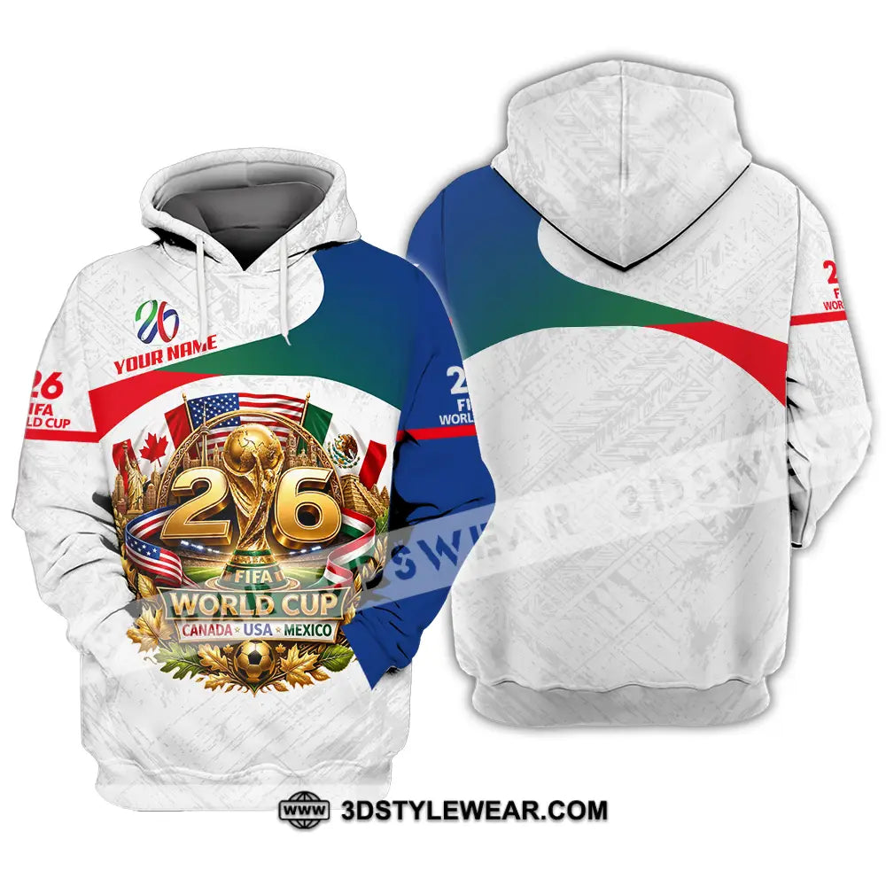 Unisex Shirt - Custom World Cup 2026 3D Shirt - Hoodie / S - T-shirt
