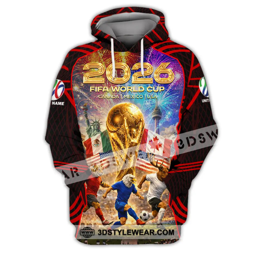 Unisex Shirt - Custom World Cup 2026 3D Shirt Hoodie / S T-shirt