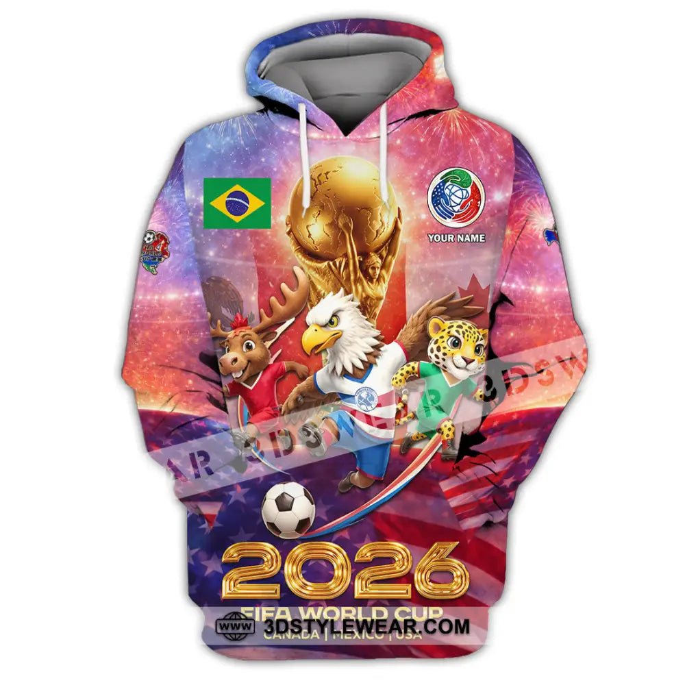 Unisex Shirt - Custom World Cup 2026 3D Shirt Hoodie / S T-shirt