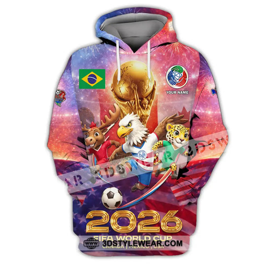 Unisex Shirt - Custom World Cup 2026 3D Shirt style option 2