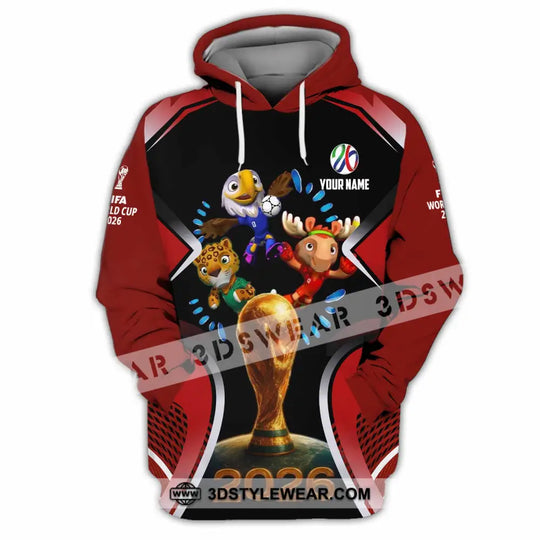 Unisex Shirt - Custom World Cup 2026 3D Shirt style option 3