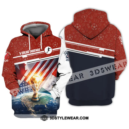Unisex Shirt - Custom World Cup 2026 3D Shirt Hoodie / S T-shirt