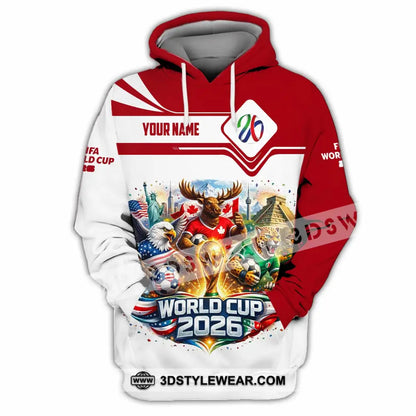 Unisex Shirt - Custom World Cup 2026 3D Shirt Hoodie / S T-shirt