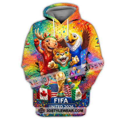 Unisex Shirt - Custom World Cup 2026 3D Shirt - Hoodie / S - T-shirt