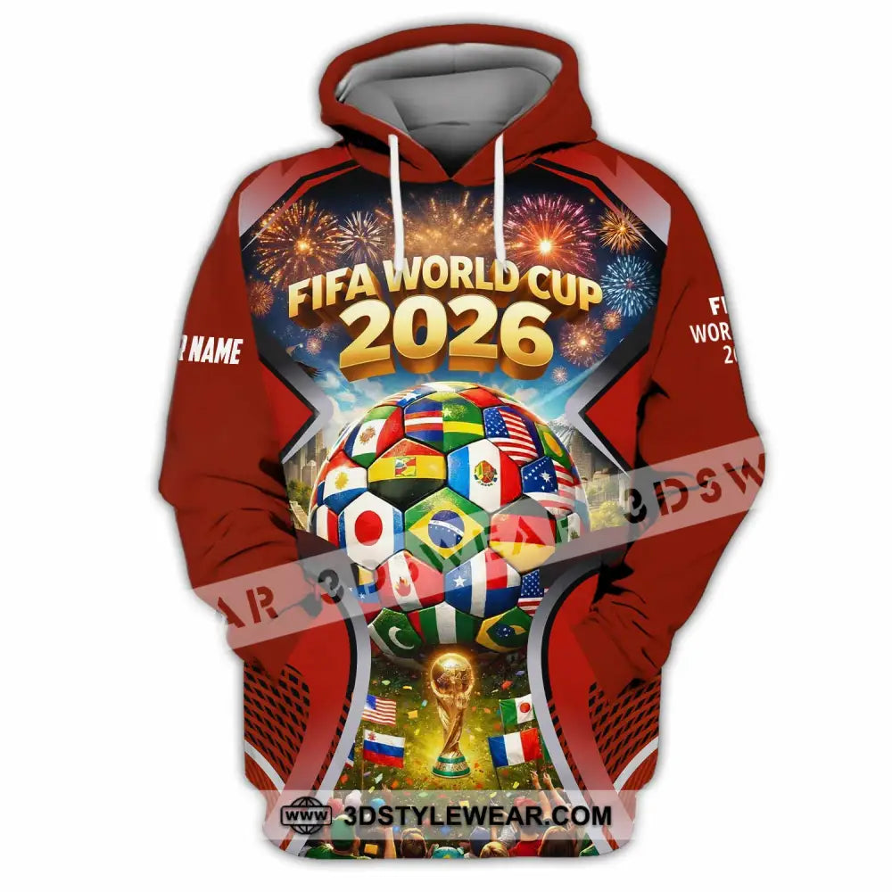 Unisex Shirt - Custom World Cup 2026 3D Shirt Hoodie / S T-shirt