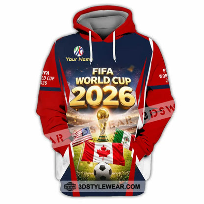 Unisex Shirt - Custom World Cup 2026 3D Shirt Hoodie / S T-shirt