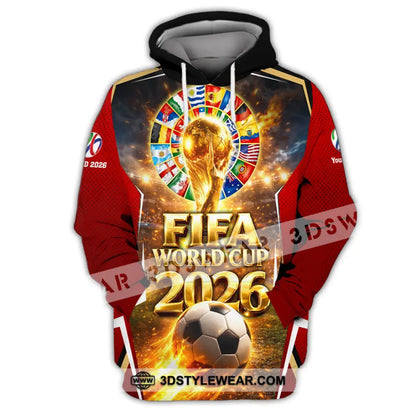 Unisex Shirt - Custom World Cup 2026 3D Shirt - Hoodie / S - T-shirt